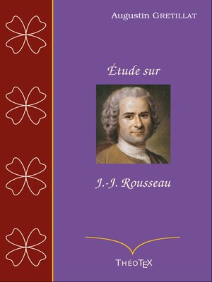 cover image of Étude sur Jean-Jacques Rousseau